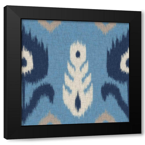 IKAT I Black Modern Wood Framed Art Print with Double Matting by Greene, Taylor