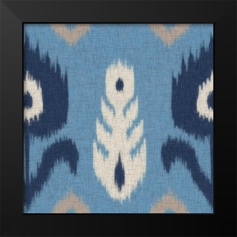 IKAT I Black Modern Wood Framed Art Print by Greene, Taylor