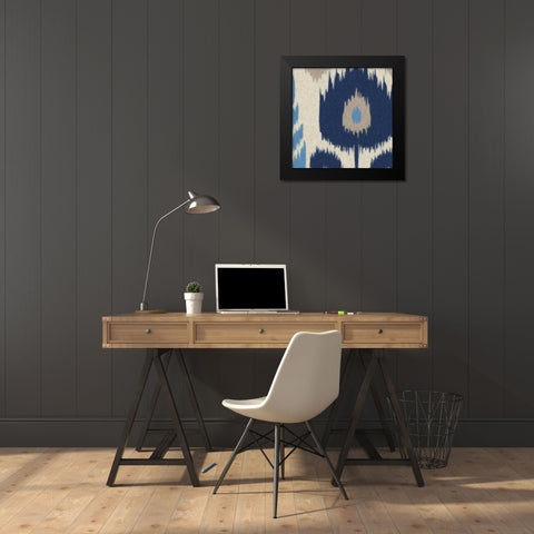 IKAT II Black Modern Wood Framed Art Print by Greene, Taylor