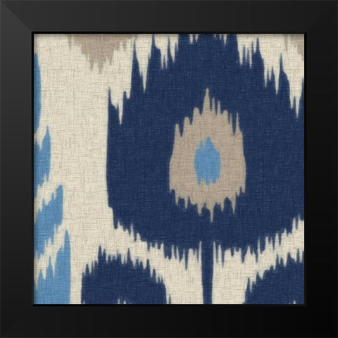 IKAT II Black Modern Wood Framed Art Print by Greene, Taylor