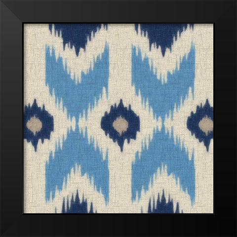 IKAT IV Black Modern Wood Framed Art Print by Greene, Taylor