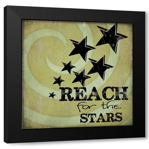 REACH Black Modern Wood Framed Art Print with Double Matting by Greene, Taylor