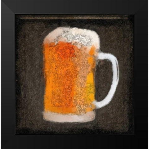 Mancave 7 Black Modern Wood Framed Art Print by Greene, Taylor