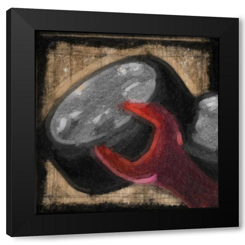 Mancave 9 Black Modern Wood Framed Art Print with Double Matting by Greene, Taylor