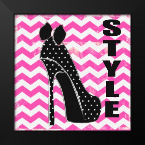 STYLE Black Modern Wood Framed Art Print by Greene, Taylor