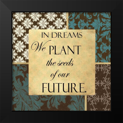 In Dreams B Black Modern Wood Framed Art Print by Greene, Taylor