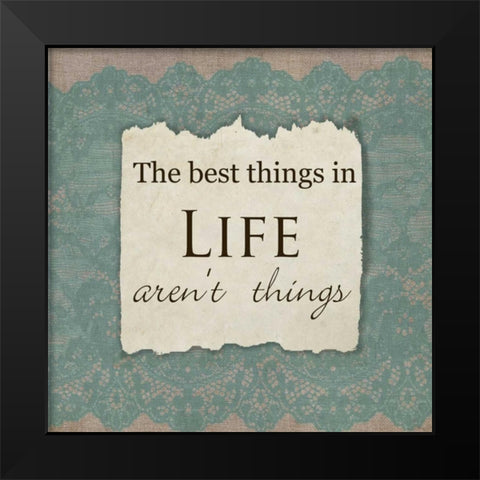 The Best Black Modern Wood Framed Art Print by Greene, Taylor