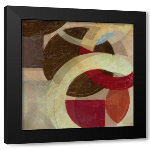 HALO WEAVE I Black Modern Wood Framed Art Print by Greene, Taylor
