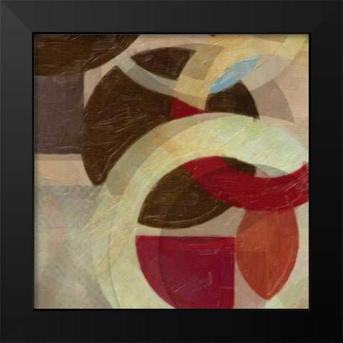 HALO WEAVE I Black Modern Wood Framed Art Print by Greene, Taylor