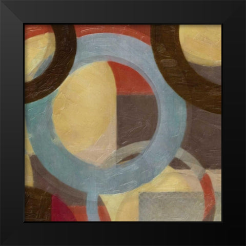 HALO WEAVE II Black Modern Wood Framed Art Print by Greene, Taylor