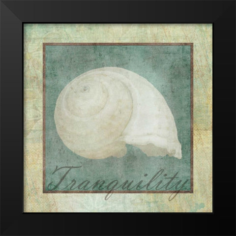 Tranquility  Black Modern Wood Framed Art Print by Greene, Taylor