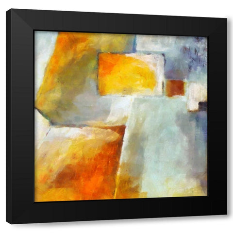VIBE II Black Modern Wood Framed Art Print with Double Matting by Greene, Taylor