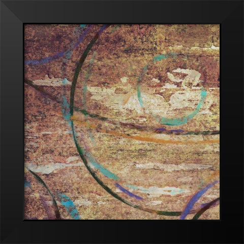 CIRCLE AROUND I Black Modern Wood Framed Art Print by Greene, Taylor