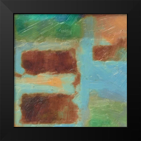 SPECTRUM I Black Modern Wood Framed Art Print by Greene, Taylor