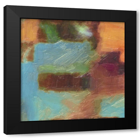 SPECTRUM II Black Modern Wood Framed Art Print with Double Matting by Greene, Taylor
