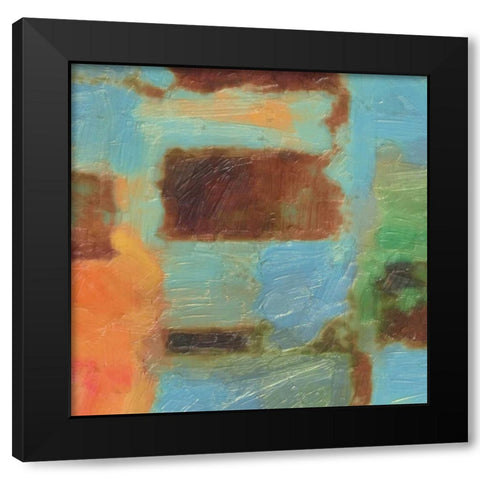 SPECTRUM III Black Modern Wood Framed Art Print with Double Matting by Greene, Taylor