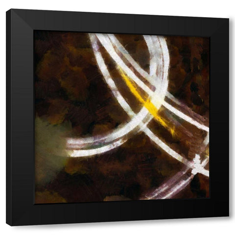 OPALA IV Black Modern Wood Framed Art Print with Double Matting by Greene, Taylor