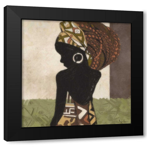 REGALITY II Black Modern Wood Framed Art Print by Greene, Taylor