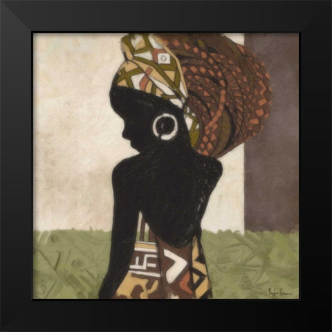 REGALITY II Black Modern Wood Framed Art Print by Greene, Taylor