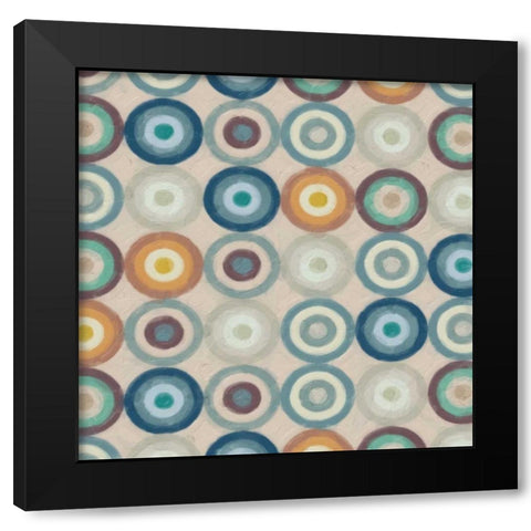 AQUILA IV Black Modern Wood Framed Art Print with Double Matting by Greene, Taylor