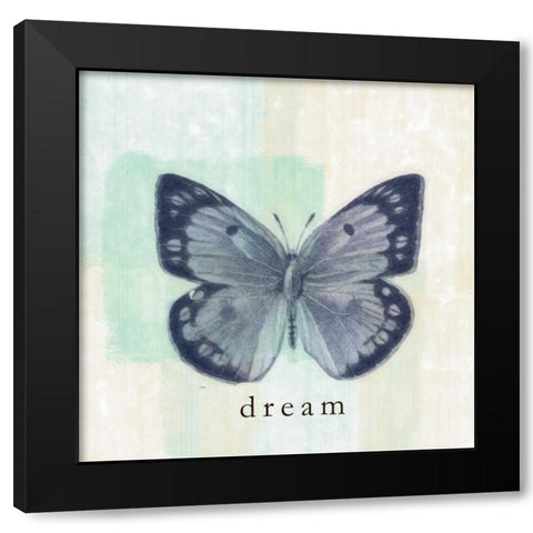 Butterfly Dream Black Modern Wood Framed Art Print by Greene, Taylor
