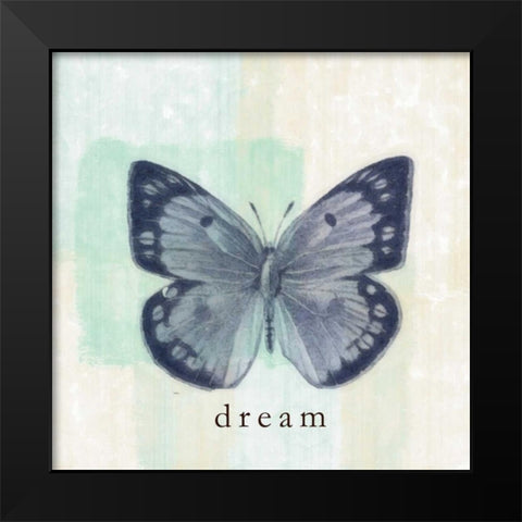 Butterfly Dream Black Modern Wood Framed Art Print by Greene, Taylor