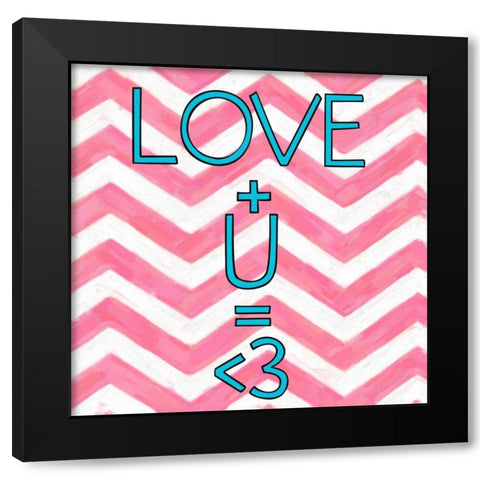 Love Plusver 2 Black Modern Wood Framed Art Print by Greene, Taylor