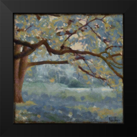 Azure Landscape Black Modern Wood Framed Art Print by Greene, Taylor