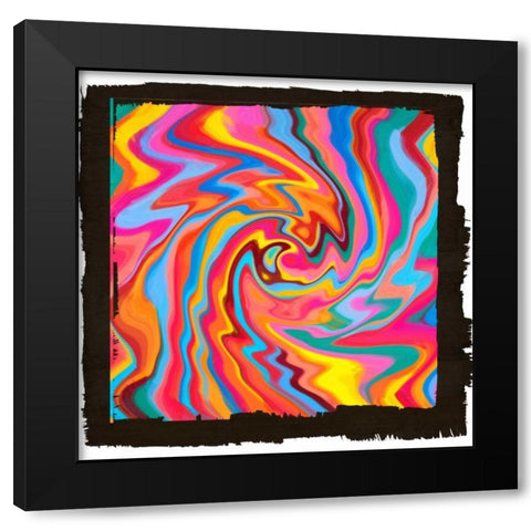 Lines Of Beauty I Black Modern Wood Framed Art Print by Greene, Taylor