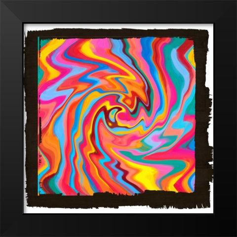 Lines Of Beauty I Black Modern Wood Framed Art Print by Greene, Taylor