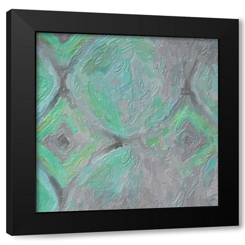 Bella I Black Modern Wood Framed Art Print with Double Matting by Greene, Taylor