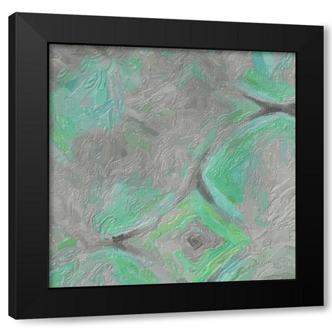 Bella II Black Modern Wood Framed Art Print with Double Matting by Greene, Taylor