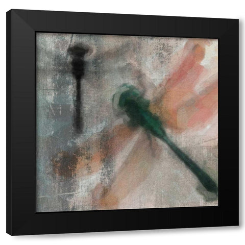 Dragons Fly 2 Black Modern Wood Framed Art Print with Double Matting by Greene, Taylor