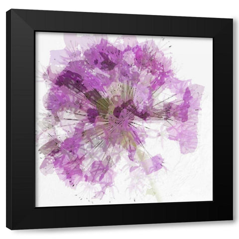 Modern Lilac I Black Modern Wood Framed Art Print with Double Matting by Greene, Taylor