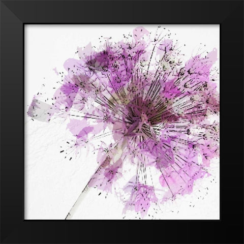 Modern Lilac II Black Modern Wood Framed Art Print by Greene, Taylor