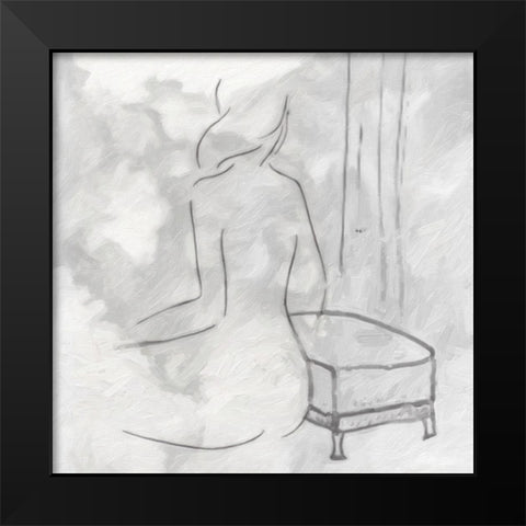 Relax II Black Modern Wood Framed Art Print by Greene, Taylor
