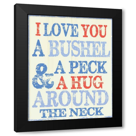 A Peck Black Modern Wood Framed Art Print by Greene, Taylor