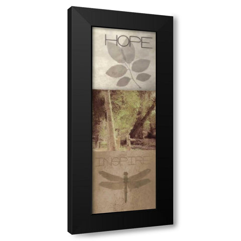 SIlhouette Beauty C Black Modern Wood Framed Art Print by Greene, Taylor