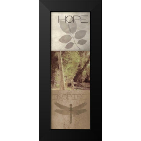 SIlhouette Beauty C Black Modern Wood Framed Art Print by Greene, Taylor