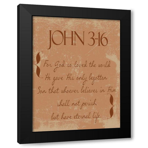 Shall Not Perish C3 Black Modern Wood Framed Art Print by Greene, Taylor