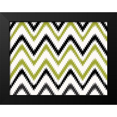 Limeron 2 Black Modern Wood Framed Art Print by Greene, Taylor