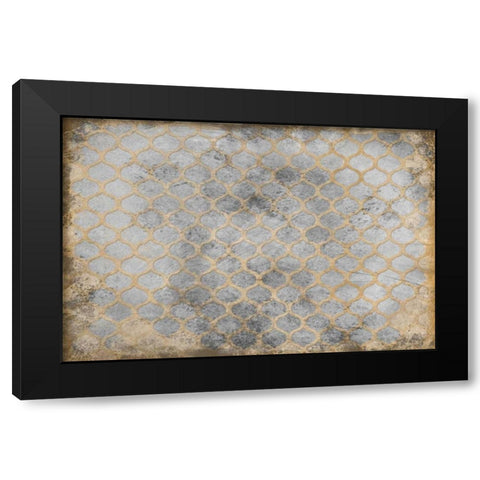 METALLIC Black Modern Wood Framed Art Print by Greene, Taylor