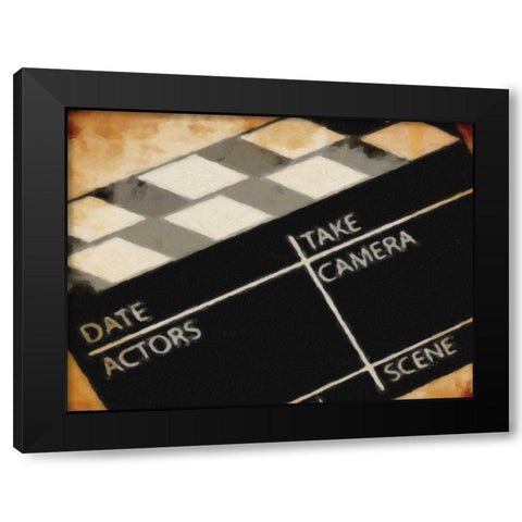 Scene Black Modern Wood Framed Art Print by Greene, Taylor