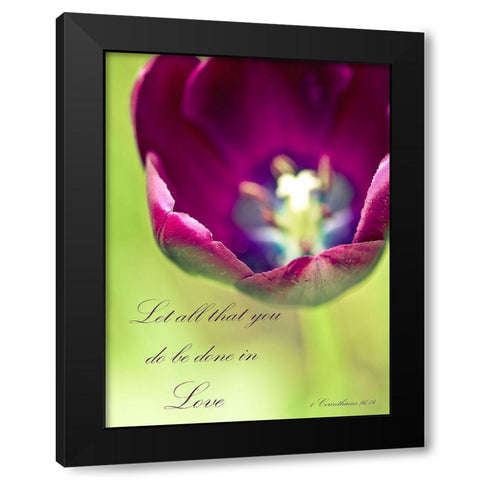Queen of The Night Black Modern Wood Framed Art Print by Telik, Tracey