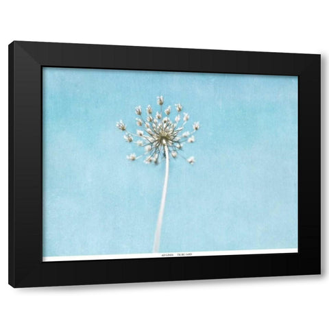 Lacey Texture 2 Black Modern Wood Framed Art Print by Telik, Tracey