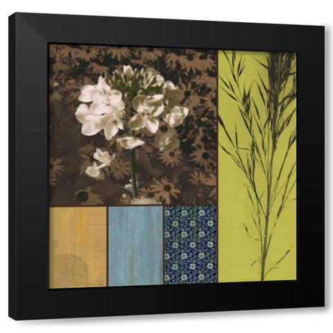 Morning Dew Black Modern Wood Framed Art Print with Double Matting by Pazan, Tony