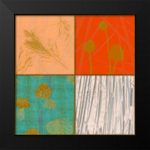 Vivid Patch A Black Modern Wood Framed Art Print by Pazan, Tony