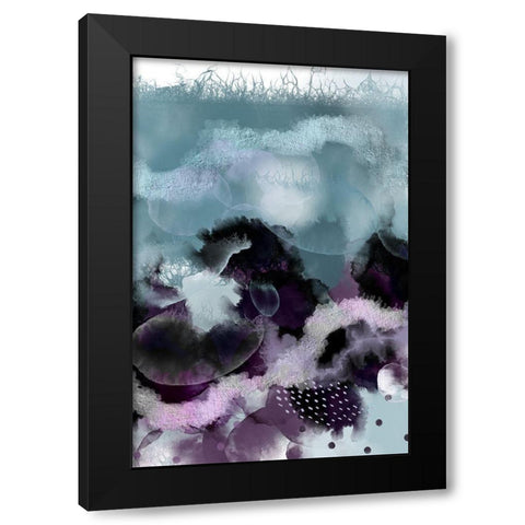 Evolving Ocean Part 3 Black Modern Wood Framed Art Print with Double Matting by Urban Epiphany