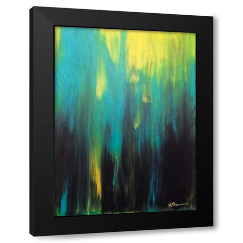Northern Lights Black Modern Wood Framed Art Print with Double Matting by Brown, Victoria