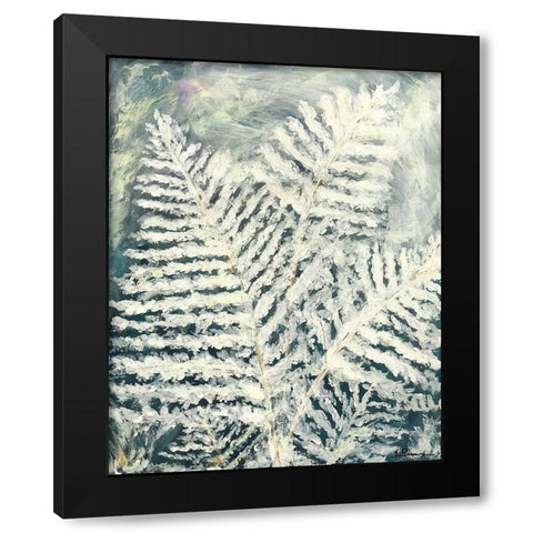Verduous Flora 3 Black Modern Wood Framed Art Print with Double Matting by Brown, Victoria